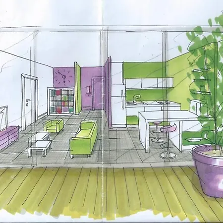 Loft Avec Parking Et Terrasse シャマリエール